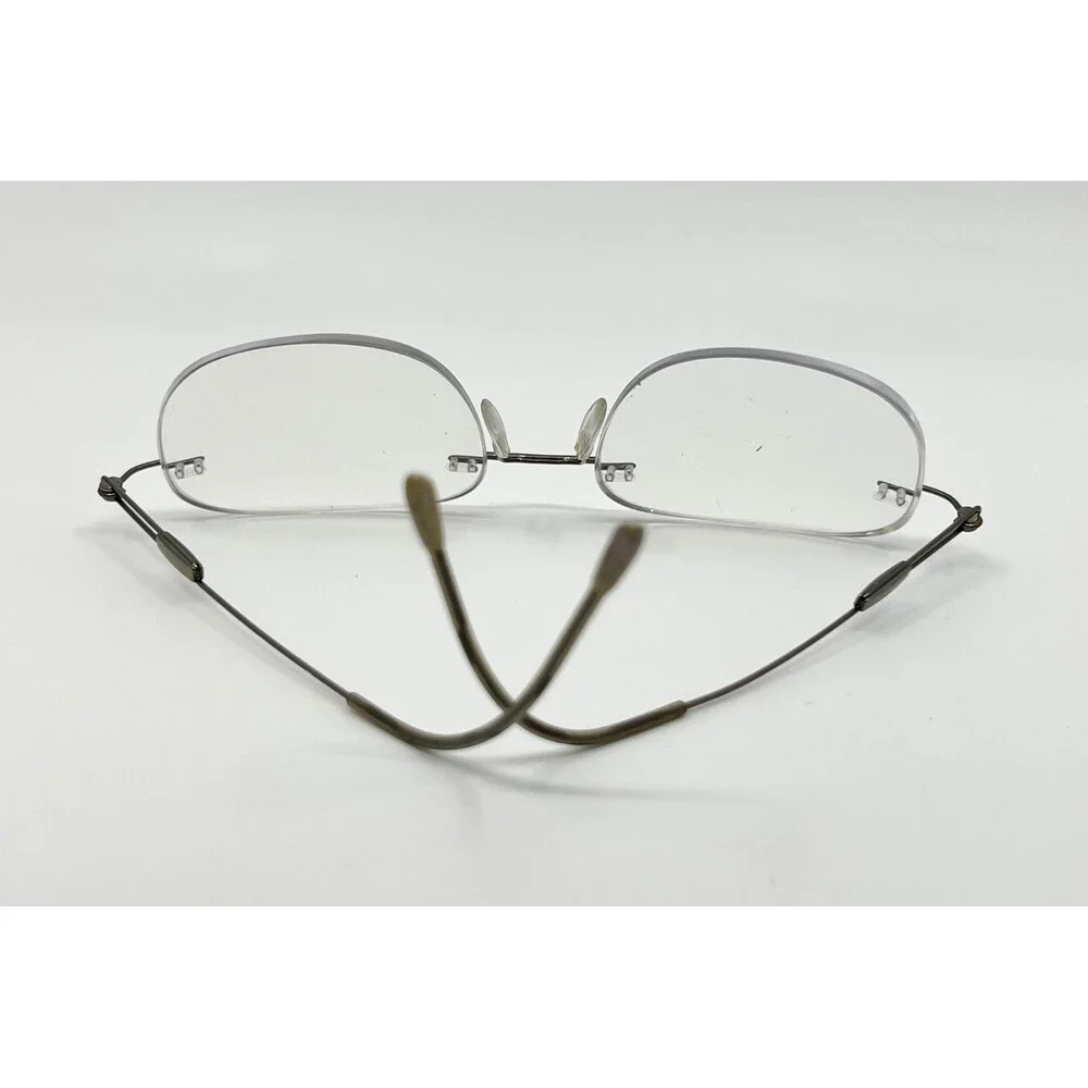 Silhouette Eyeglasses Unisex Brown Rimless Titanium Frame 44153 Medium